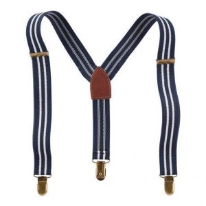 Striped suspenders
