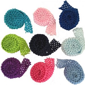 1.5″ Crochet Elastic Stretchy Waistband Headband Hairband Band Rolls By Meters For Tutu Skirt 1 meter per Lot