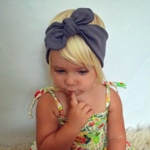 Newborn Headband Cotton Solid Bow For Girl Rabbit Ear Hairbands Turban Knot Headband Kids Accessoire Faixa Cabelo Para Bebe