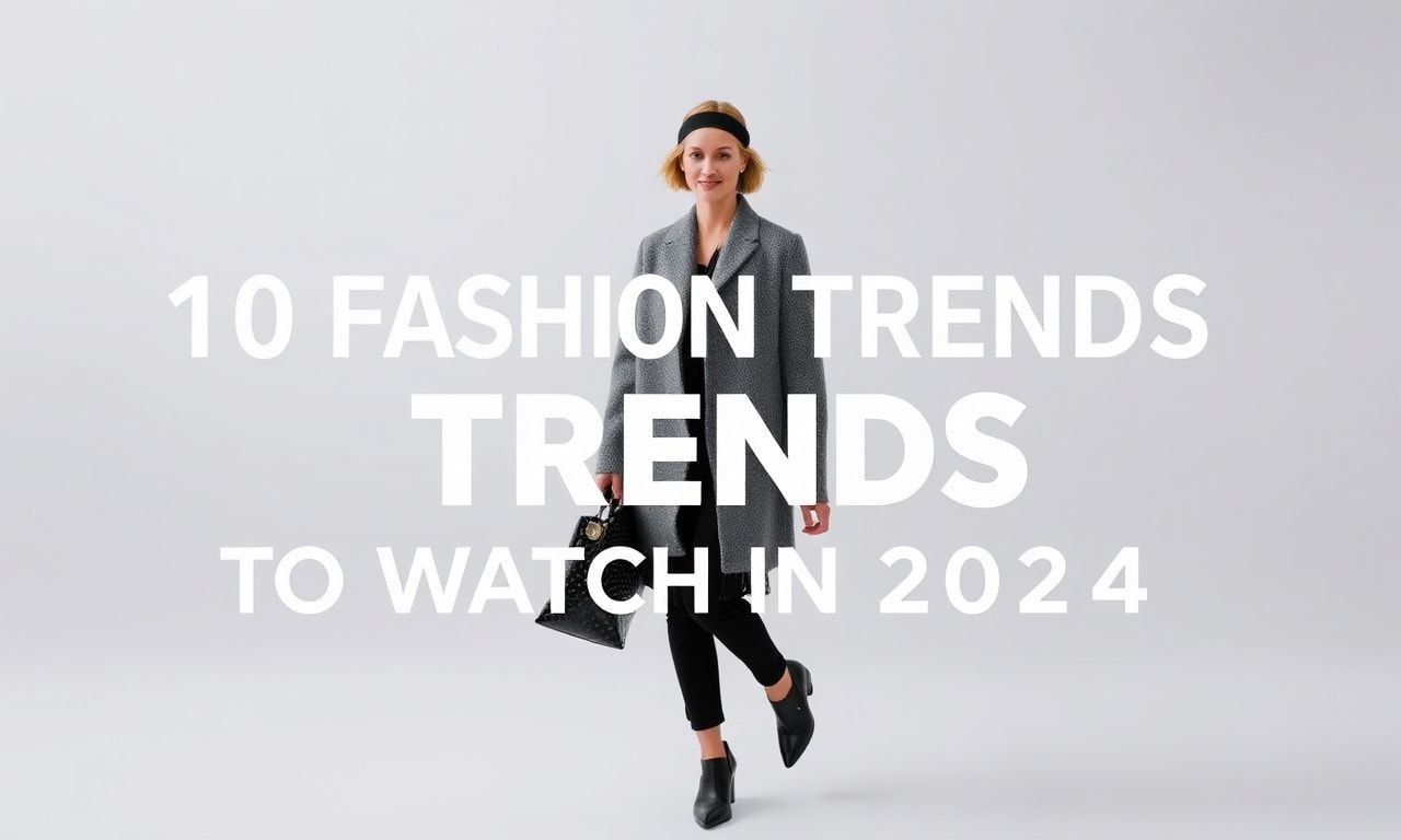 2024'te Takip Edeceğiniz 10 Moda Trendi