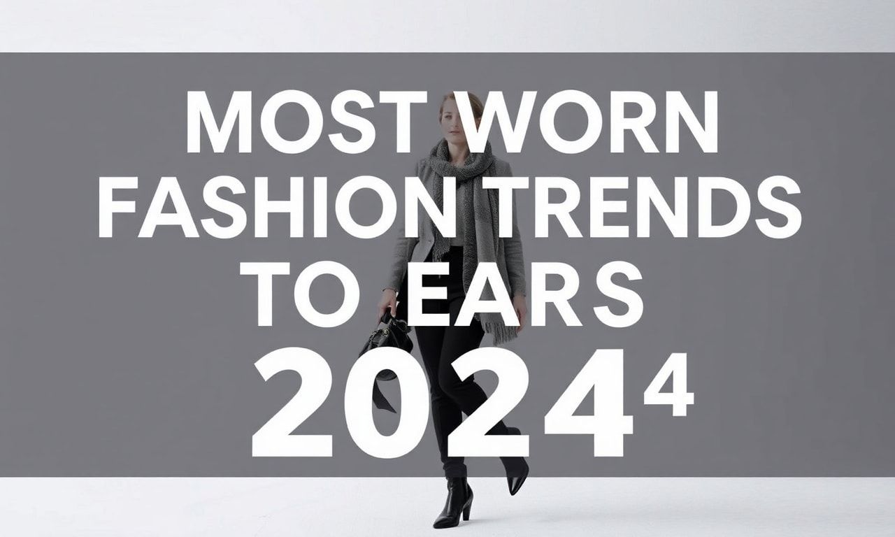 2024 Yılında Takınacak En Çok Giyilen Moda Trendleri