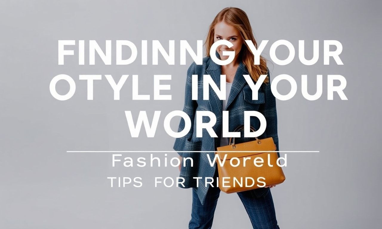 Moda Dünyasında Kendi Stilinizi Bulmak: İpuçları ve Trendler