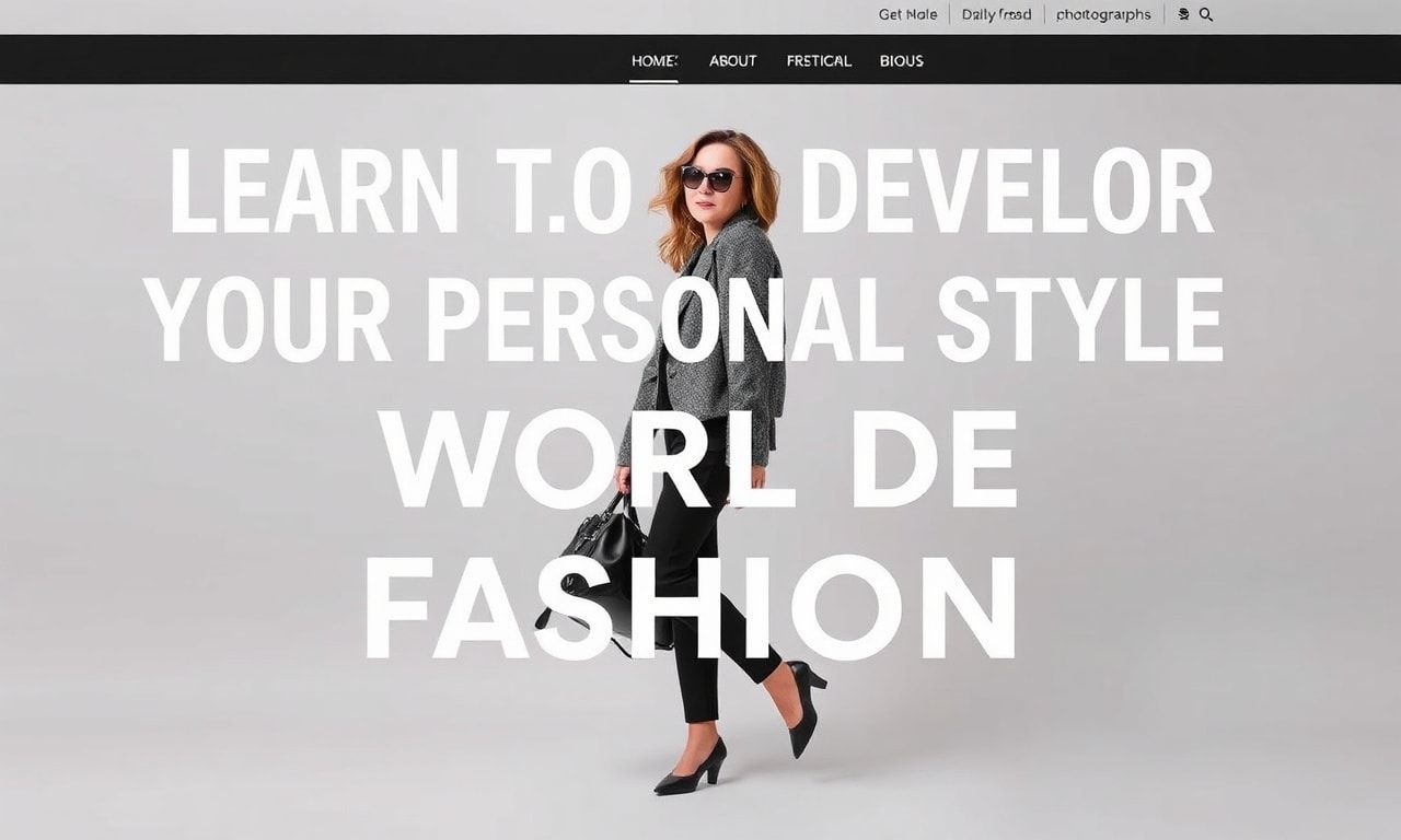 Moda Dünyasında Kişisel Stilinizi Nasıl Geliştireceğinizi Öğrenin