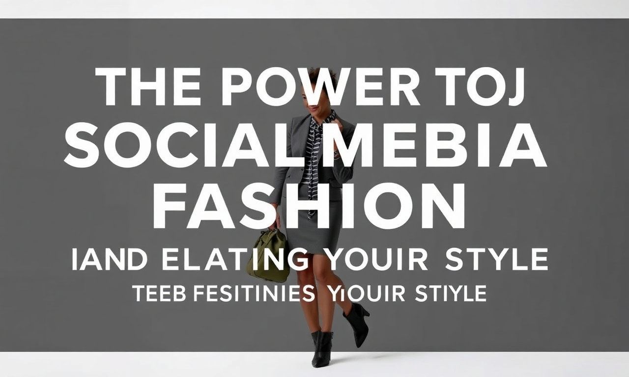 Moda Dünyasında Sosyal Medyanın Gücü: Trendleri Takip Etme ve Stilinizi Yükseltme