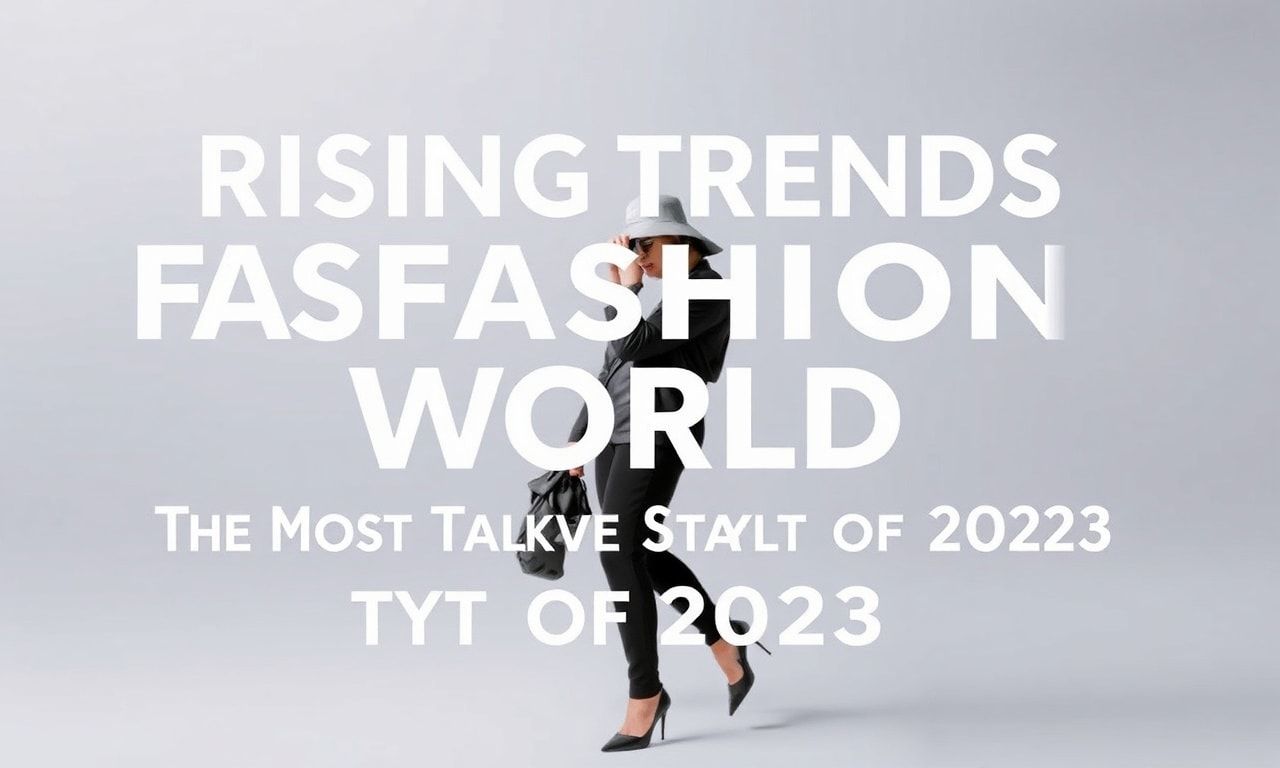 Moda Dünyasında Yükselen Trendler: 2023'in En Çok Konuşulan Stil Tercihleri