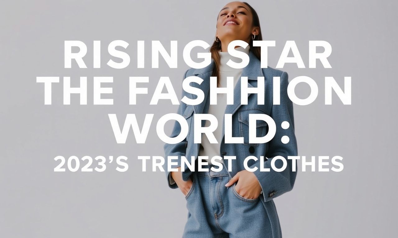 Moda Dünyasında Yükselen Yıldızlar: 2023'in En Trend Giysiler