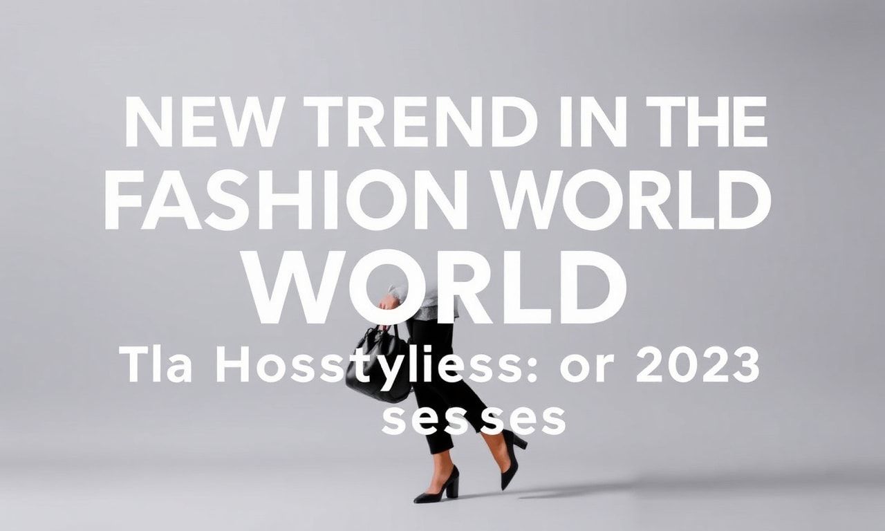 Moda Dünyasında Yeni Trendler: 2023 Sezonunun En Çıkık Tarzları