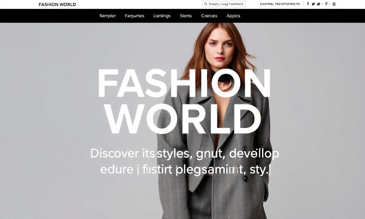 Moda Dünyası: Stillerini Keşfedin ve Kişisel Tarzınızı Geliştirin