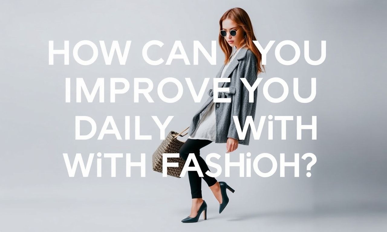 Moda ile Günlük Hayatınızı Nasıl Geliştirebilirsiniz?